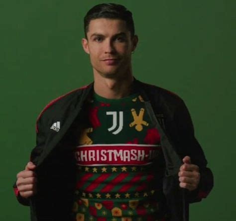 Ronaldo Christmas Sweater .